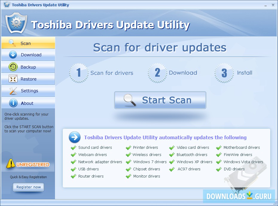 toshiba software updates windows 10